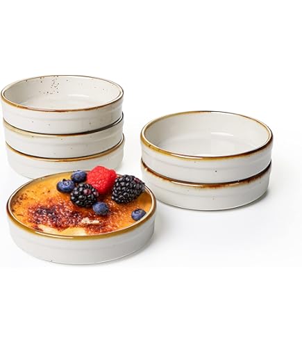 Set 6 Ciotoline In Ceramica ONEMORE Da 170ml - Ideali Forno, Microonde E Lavastoviglie, Stile Rustico - Foto 7