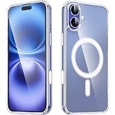 HARVORTEZ iPhone 17 MagSafe Uyumlu G&uuml;&ccedil;l&uuml; Manyetik Kılıf, PC &Ccedil;evre Dostu Malzeme, Logo G&ouml;r&uuml;n&uuml;r Kapak, TamUyumlu, K&ouml;şe Darbe Em