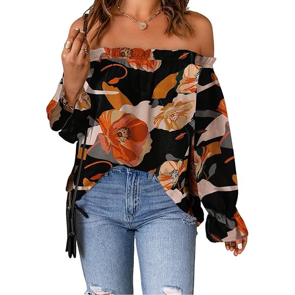GRACE KARIN Blouse met lange mouwen voor dames elegant losse pasvorm geknoopte hals werk kantoor dagelijks tops shirt, Kaki, M