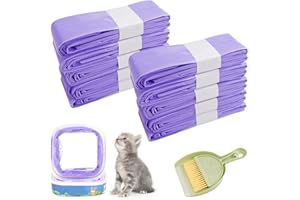 FSWWSF Ricariche Sacchetti Lettiera Gatto Sacchetti Lettiera per Gatti da 10 Solido e Resistente per Compatibili con Litter Genie Cartuccia(Cartuccia non Inclusa)