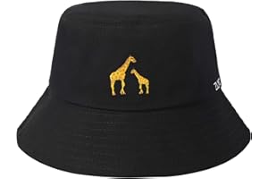 ZLYC Unisex Fashion Embroidered Bucket Hat Summer Short Brim for Men Women Teens