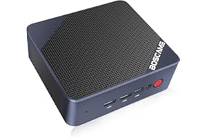‎BOSGAME BOSGAME Mini PC Alder Lake Intel N95 Windows 11 Pro Mini Computers, 16 GB DDR4 RAM 512 GB PCIe x1 SSD, 4K 60Hz Triple Displays by Dual HDMI + Type-C, 36W Quiet Mini PC, WIFI5, Office, Bildung