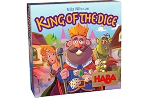 HABA 303590 King of the Dice- A tricky dice game for 2-5 players for 8 years and up - English Version (Made in Germany)