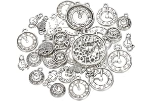 MiaLover 40 Stück Antik Steampunk Zahnräder Metall Anhänger Zahnraeder Steampunk Armbanduhr Zahnrad Charms Retro Schmuck für Handgemachte Accessoires DIY Dekorationen Schmuck Basteln(