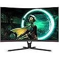 AOC CQ32G3SE 31.5" (VA / 1000R) QHD Gaming Monitor - FreeSync Premium - 1ms MPRT - 3000 : 1 (Typical) 80 Million : 1 (DCR) Curvature Monitor Slim & Sleek - 165HZ - Black