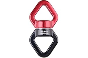 TRIWONDER Pivot de Rotation 30 KN Connecteur Swing Rotateur Dispositif Pivotant à 360° Descendeur Escalade pour Sauvetage Yoga