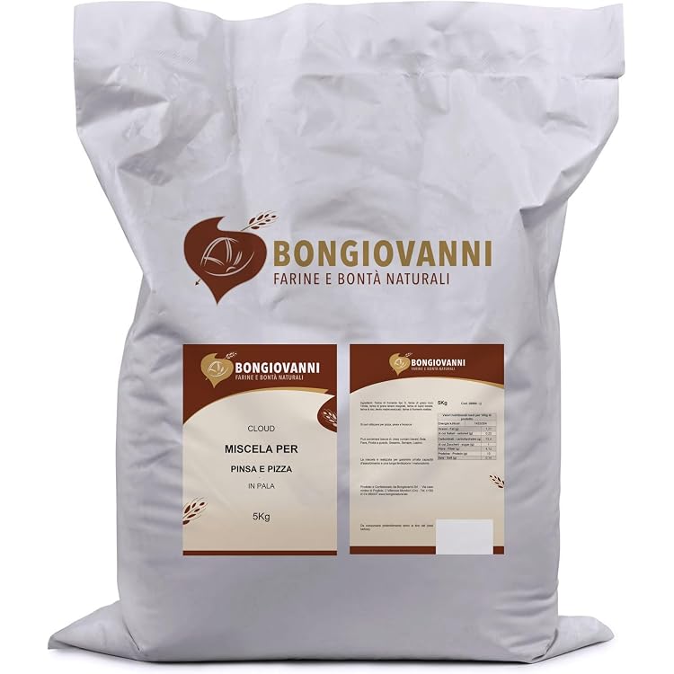 Farina Per Pinsa Romana Molini Spigadoro - Mix 1kg Con Grano Italiano, Decorticato, Riso E Soia | Per Impasti Idratati E Croccanti