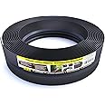 Invisible Lawn Edging - Flexible Plastic Garden Edging (10 m, Black) - Easy to Use, Weather Resistant, Environmentally Friendly - Ideal Grass Border & FLower Bed Edging for Straight Lines & Curves