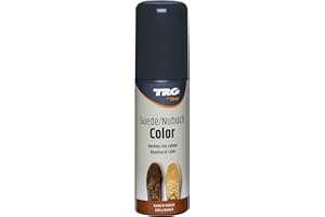 TRG The One Suede/Nubuck Color, Renew The Color of Suede and Nubuck Shoes, 117 Navy Blue, 75 ml
