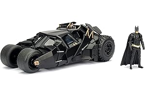Jada Toys Boys Metals 1:24 2008 Batmobile with Figure