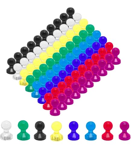 MIN CI Lot de 12 aimants puissants en néodyme extra forts pour tableau magnétique Mini aimants