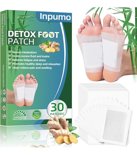 Patchs Détox Kinoki - 30 Patchs Pour Les Pieds - Bien-être Et Purification - Neuf
