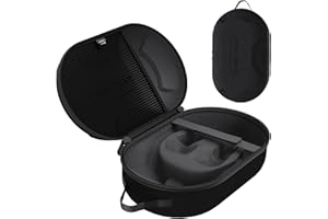 APEXINNO Estuche de Transporte Grande para Accesorios Oculus Quest 3, Bolsa de Viaje Portátil Pro Storage para Auriculares Quest 3, Correa para la Cabeza Original/Elite, Empuñaduras para Controlador