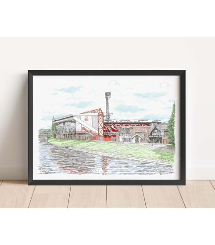 Hull City MKM Stadium Stadium Minimalist Stadium Map Poster