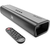 MAJORITY Naga 40 Soundbar, TV cihazları i&ccedil;in, 80 W 2.0 hoparl&ouml;r, HMDI ARC | Bluetooth 5.0, 40 cm mini PC ses &ccedil;ubuğu, k&uuml;&ccedil;&uuml;k, C