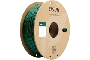 eSUN PLA+ Filament 1.75mm, Renforcé Ténacité Imprimante 3D Filament PLA Plus, Précision Dimensionnelle +/- 0.03mm, 1KG Bobine (2.2 LBS) Filament d'impression 3D pour Imprimante 3D, Vert