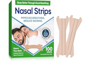 INDIMIZATION Cerotti Nasali per Respirazione Sana, 100 Cerotti Antirussamento per Uomini e Donne, Cerotti Nasali per Naso Respira Bene, Riduce il Russamento e Migliora la Qualità del Sonno
