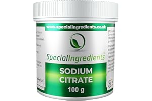 ‎SPECIAL INGREDIENTS NATRIUMCITRAT 100g HÖCHSTER QUALITÄT (DEUTSCHE ETIKETTEN UND ANLEITUNGEN)