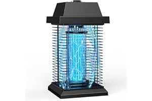 PALONE Przeciw komarom Lampa, elektryczny zabijacz owadów 20W 4500W UV Środki odstraszające komary, elektryczna pułapka na muchy, nietoksyczna, bezzapachowa pułapka na owady do pomieszczeń