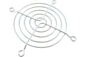 AABCOOLING AAB Cooling Grill 80 Silver - Metal Grill for 80mm Fans | 80mm Fan Grill | 80mm Dust Filter | Fan Cover | Fan and Filter | Dust Filter | 80mm Fan Filter