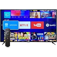 eAirtec 164 cm (65 Inches) 4K Ultra HD Smart LED TV 65AT 4K (Black) (2020 Model) | Voice Command Remote