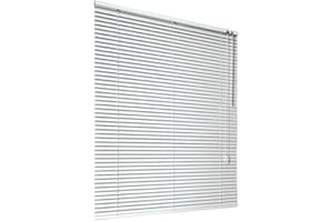 HSYLYM Aluminum Venetian Blinds (100 * 130cm, White)
