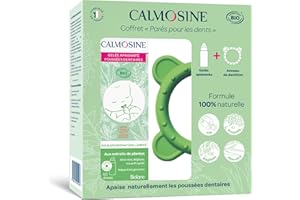 CALMOSINE - Coffret Premières dents - Poussées dentaire - Anneau de dentition et Gelée apaisante 15ml - Pour la dentition de bébé -