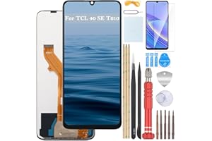YHX-OU 6.75" Nero Display per TCL 40 SE T610K T610K2 T610P T610P2 LCD Schermo Touch Screen Digitizer Assemblea E Strumenti di Installazione +1 Pezzo Vetro temperato