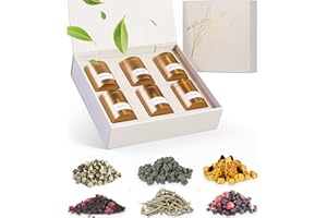 TEA UNIQŌ Tea Uniqo - Tee Geschenkset (130g), edles Teeset mit lose Tee | Tee Geschenk gerne für Frauen