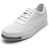 CHAMARIPA Men's Invisible Height Increasing Elevator Shoes-Sneakers Genuine Leather Casual Shoes-2.36 Inches Taller H81C89K013D