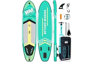 BEYOND MARINA Paddle Board, Inflatable Stand Up paddle boards for adults & Youth, Featherlight sup Board with Premium ISUP Board Accessories, 10'6''x32''x6'',