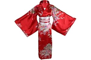 ZNLFS Robe kimono traditionnelle japonaise pour femme, costume d'Halloween, cosplay, geisha yukata