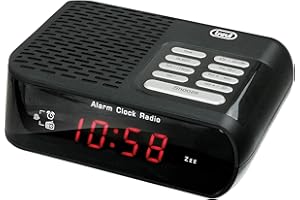 Trevi RC 827 D Reloj Negro - Radio (Reloj, Negro, 140 mm, 114 mm, 40 mm, 310 g)