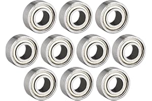 COMFORTY Lot de 10 roulements à billes en acier au carbone 683ZZ - 3 x 7 x 3 mm - Double blindage