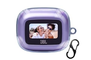 GIOPUEY Klart fodral kompatibelt med JBL Live Beam 3, ultratunt mjukt fodral, slim fit, anti-fall, inte lätt att smutsa – kla