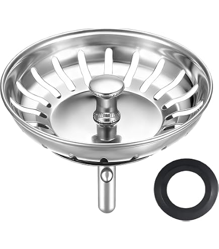 IKEA LILLVIKEN Tappo In Acciaio Inox Per Lavello - Diametro 8 Cm Con Magnete - 4