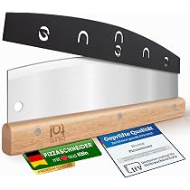 Pizzaschieber Set Edelstahl – 30 Cm Schaufel, Klappbarer Griff, Inkl. Pizzarad & Dreiecksschneider