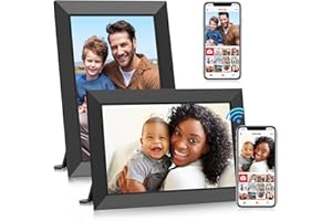 FANGOR 2 Pack Frameo WiFi Digital Photo Frame - 10.1 Inch 1280x800 HD IPS Touch Screen Digital Picture Frame, 32 GB Memory, Automatic Rotate, Wall Mountable, Best G-i-f-t Choice for Family, Friends