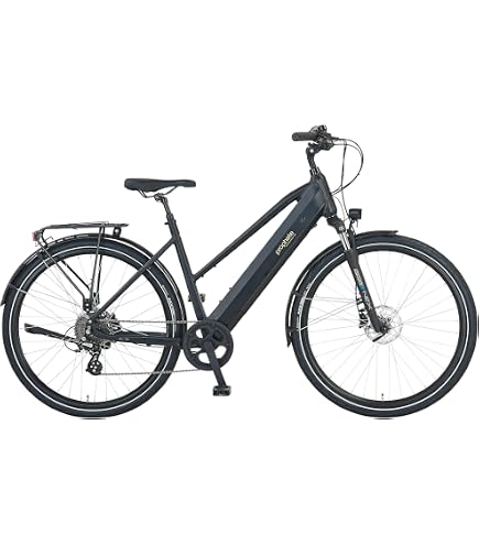Fischer E-Bike Trekking VIATOR 5.0i, Elektrofahrrad für Herren, Mittelmotor 50 Nm, 36 V Akku im Rahmen, Schiefergrau Matt, 28 Zoll Sport & Freizeit