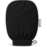 Berber's Treat Kessa Exfoliating Glove &ndash; Removes Dead Skin Cells Exfoliating Exfoliating &ndash; Exfoliating Sponge (Black)