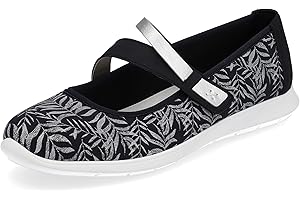 Remonte Women Low Shoes R7109, Ladies Strappy Ballet Flats,Removable Insole