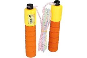HOVUK Skipping Rope with Counter| Jump Rope for Children Adults| Speed Rope for Boys Girls| Fitness Exercise Skipping Rope for Kids School Game 5+Y