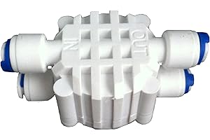 The Water Filter Men Vanne d'arrêt Automatique à 4 Voies pour système d'osmose Inverse