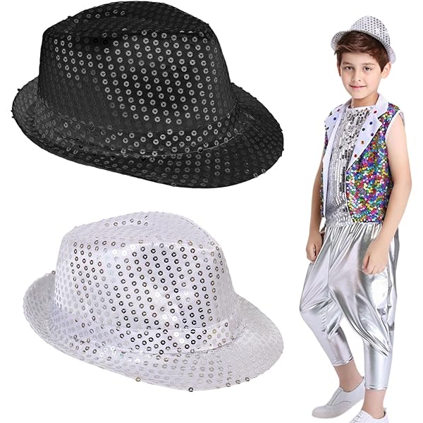 AWAVM Chapeau de danse western jazz pour garçons et filles AWAVM Chapeau de danse western jazz pour garçons et filles
