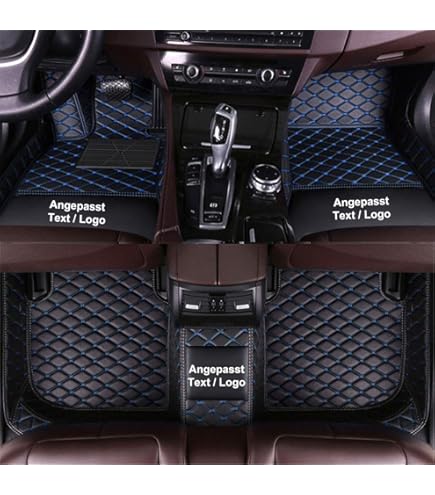 Juego De Alfombrillas De Terciopelo Para Mercedes Clase S W222 2013-2020 - Negras, Impermeables, Con Logo
