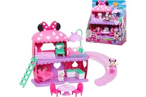 Disney Minnie, La Maison de Minnie, 13 pièces, Figurines et Accessoires, Jouet pour Enfants dès 3 Ans, GIOCHI PREZIOSI, MCN22