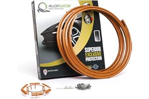 AlloyGator Bronzo Cerchi in Lega Protezioni | Rim Protezioni | Protezioni Ruota | Protezione Ruota | Lega Protezione Ruote | Adatto 12-24 Pollici Ruote Diametro | 14 Colori Disponibili