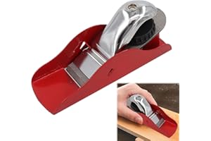 DONGNESI Small Wood Plane, Block Planes for Wood, Hand Planer for Door, Block Plane, Woodworking Trimming Accessories, Woodcraft Tool to Surface Smoothing (1PCS Red)
