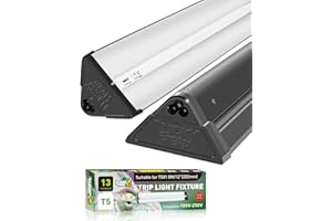 LUCKY HERP T5 UVB Lampe Terrarium, Reptilien UVA UVB Leuchtstoffröhre 8W, 30% UVA+10% UVB T5 UVB Kit für Schildkröte, Bartagame, Vögel, Schlangen, Eidechsen, Reptil