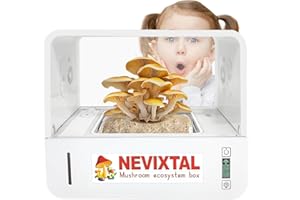 NEVIXTAL Smart Growing Tent,Still Air Box,Mushroom Growing Supplies,Automatically Adjusts Temperature and Humidity, with Lighting,Fully Automatic Mushroom Grow Box,Just Add Spores,Automatic Growth.